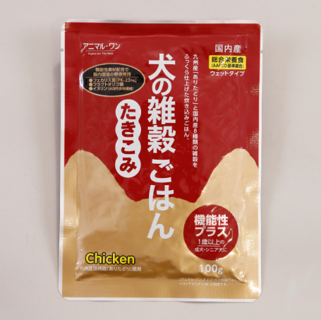 犬の雑穀ごはんウェット 機能性たきこみ（チキン）
